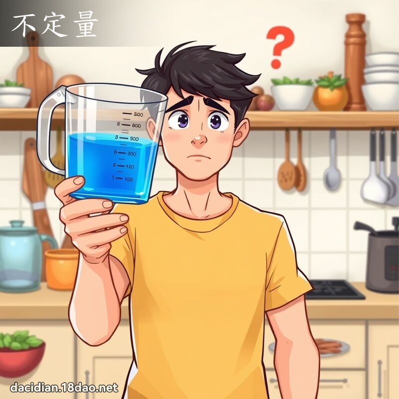 不定量 - 國語大辭典配圖