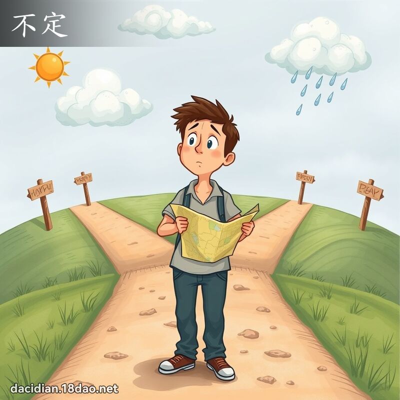 不定 - 國語大辭典配圖