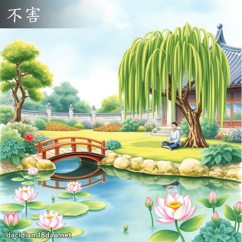 不害 - 国语大辞典配图