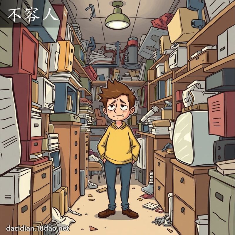 不容人 - 國語大辭典配圖