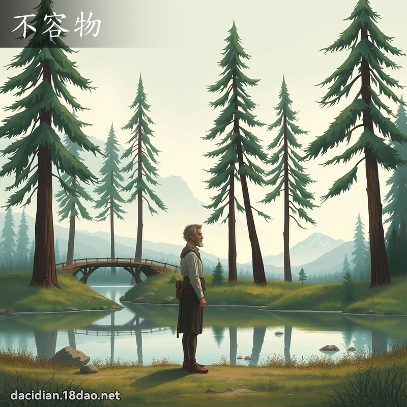 不容物 - 国语大辞典配图