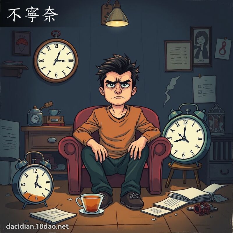 不寧奈 - 国语大辞典配图