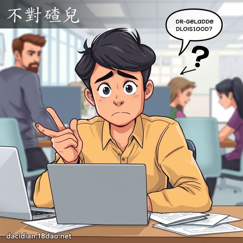 不对碴儿 - 国语大辞典配图