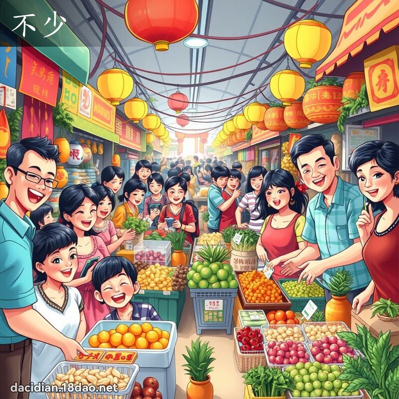 不少 - 国语大辞典配图