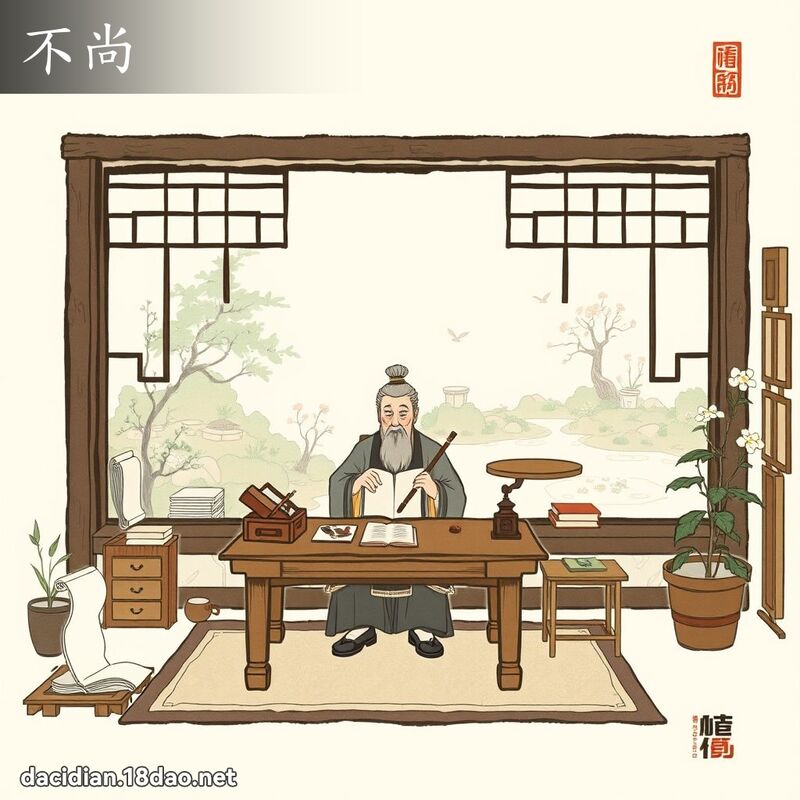 不尚 - 國語大辭典配圖