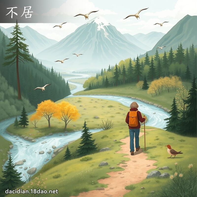 不居 - 國語大辭典配圖
