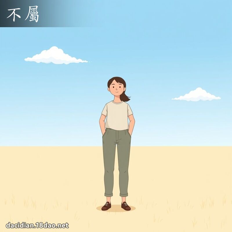 不屬 - 國語大辭典配圖