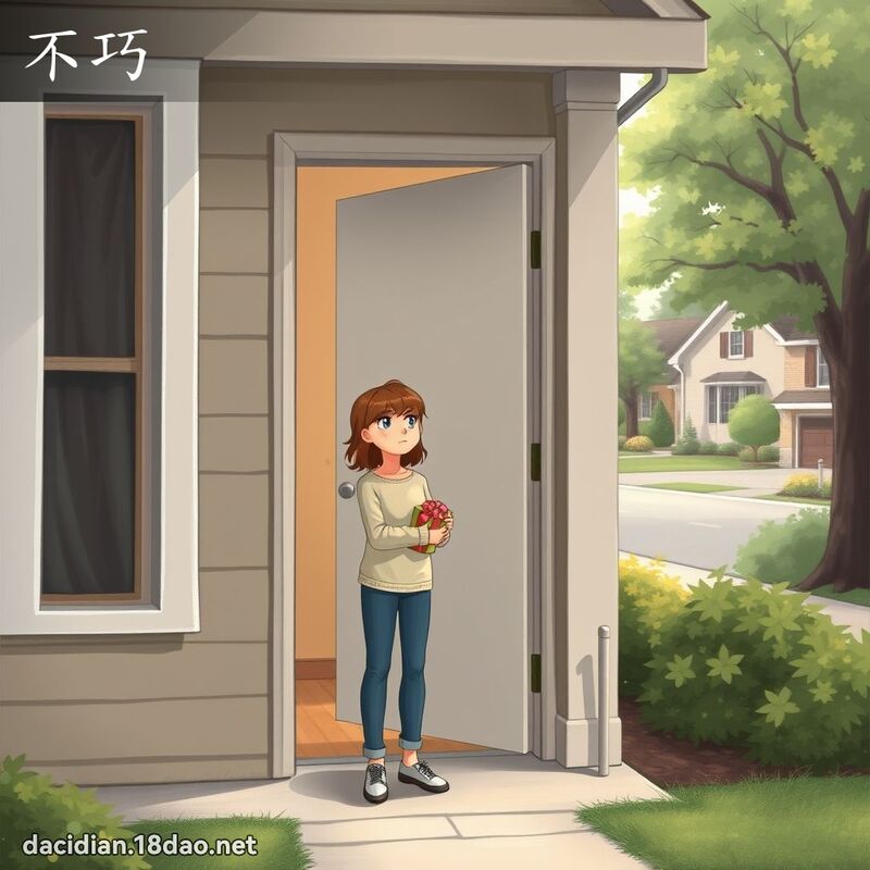 不巧 - 國語大辭典配圖