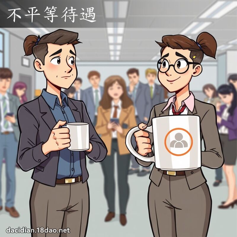 不平等待遇 - 國語大辭典配圖