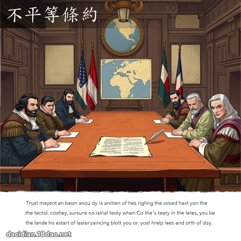 不平等條約 - 國語大辭典配圖