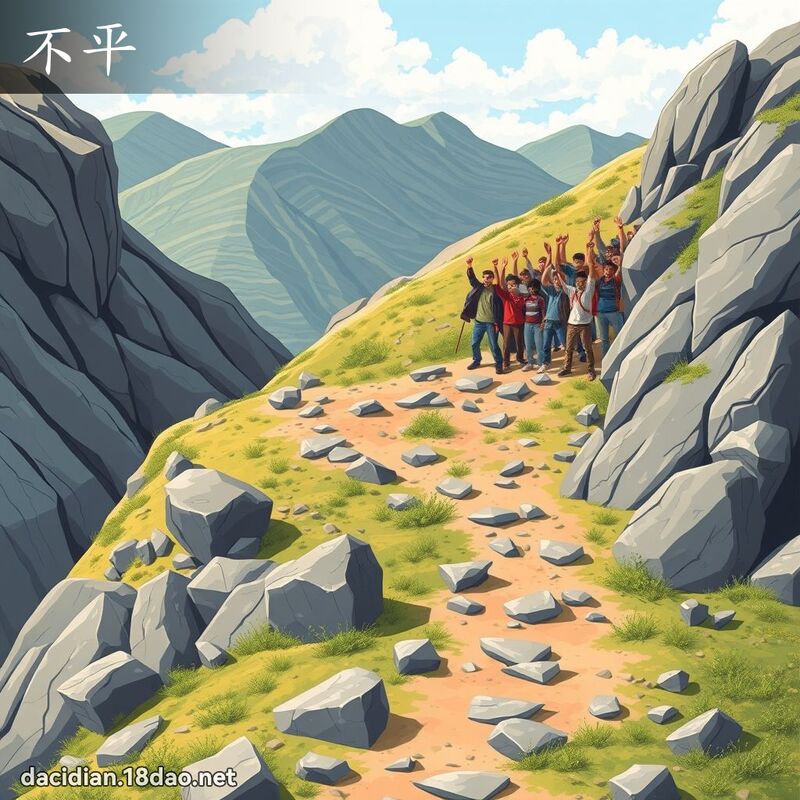 不平 - 國語大辭典配圖