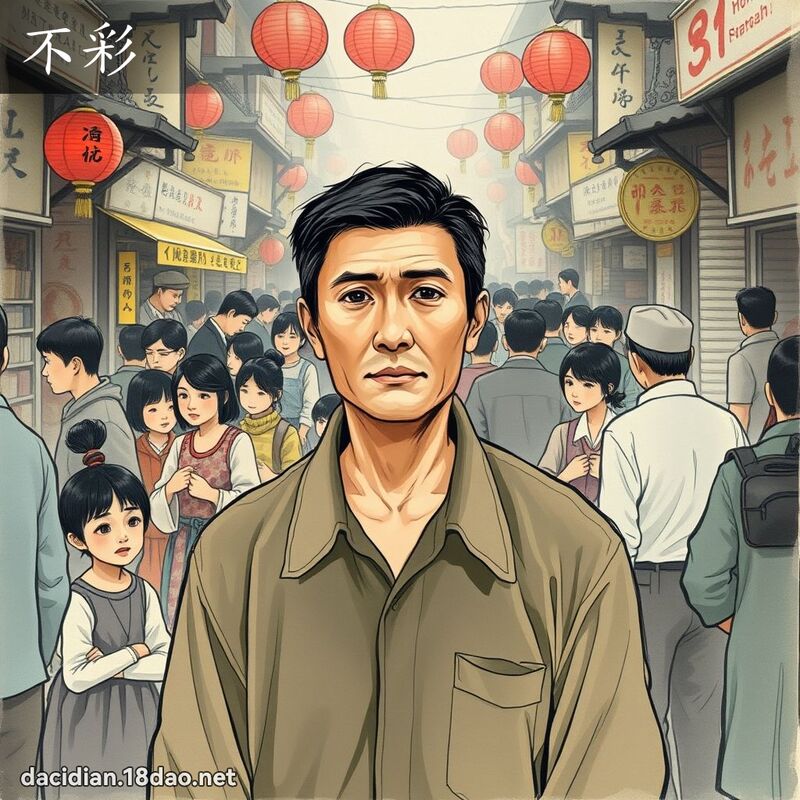 不彩 - 國語大辭典配圖