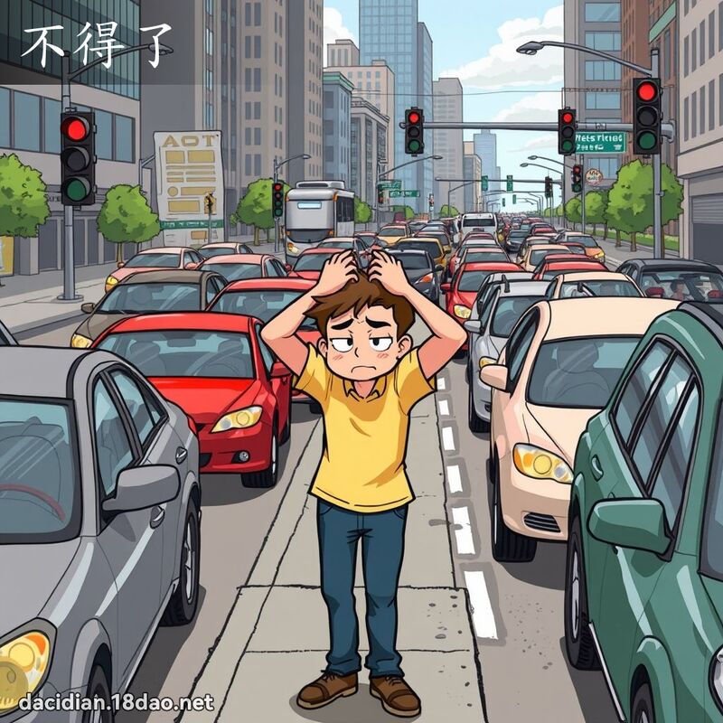 不得了 - 国语大辞典配图