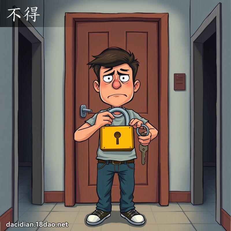 不得 - 國語大辭典配圖