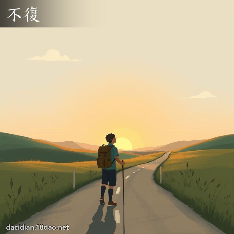 不復 - 国语大辞典配图