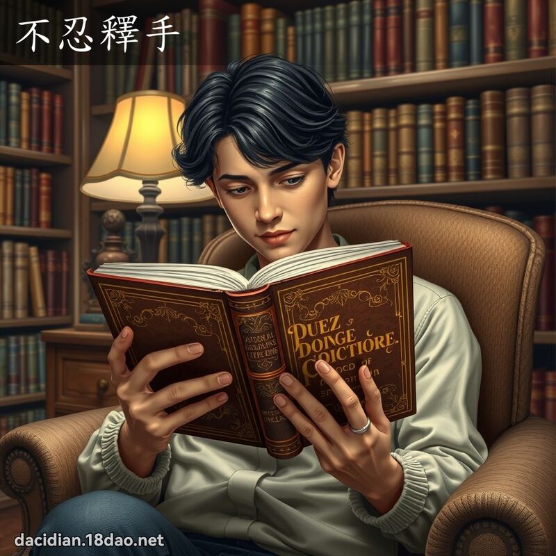 不忍釋手 - 國語大辭典配圖