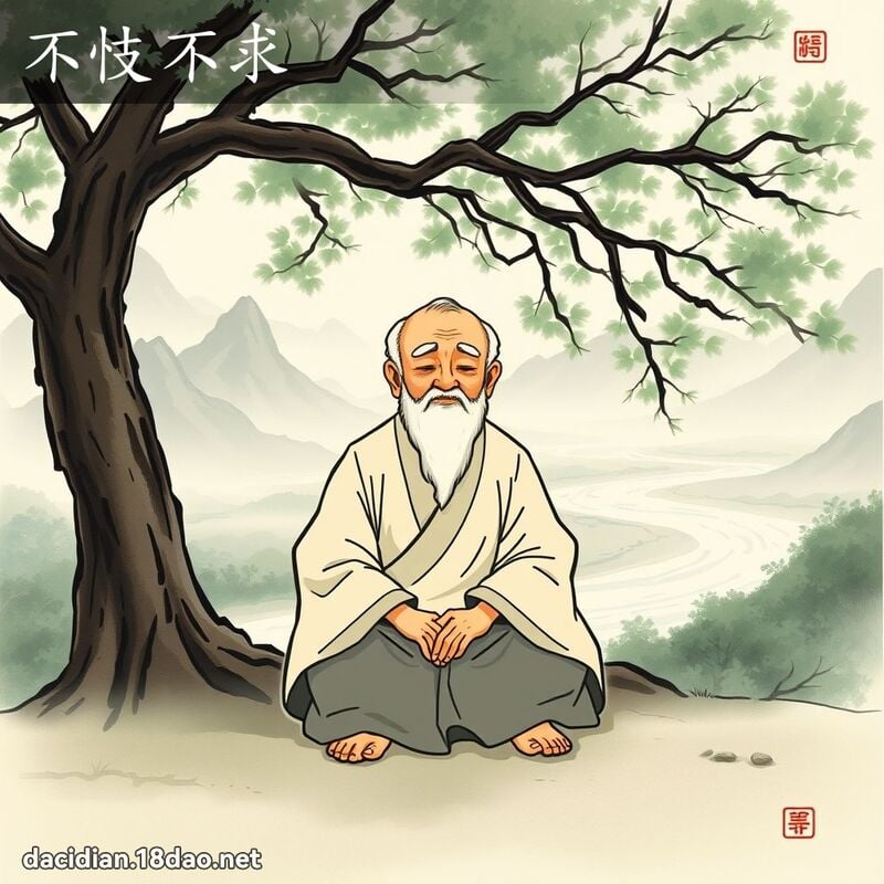 不忮不求 - 国语大辞典配图
