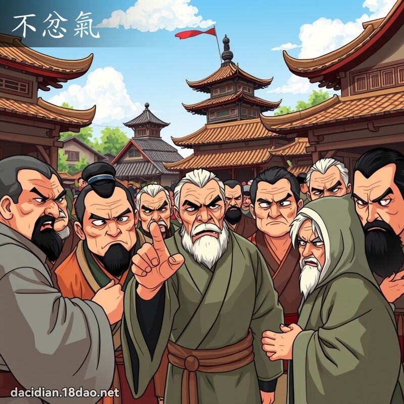 不忿气 - 国语大辞典配图