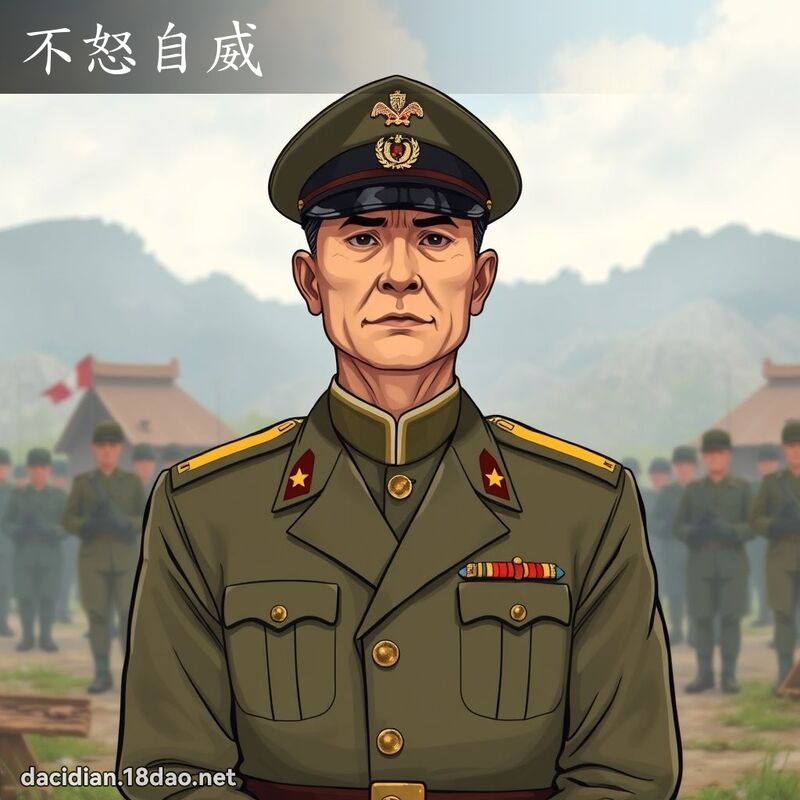 不怒自威 - 國語大辭典配圖