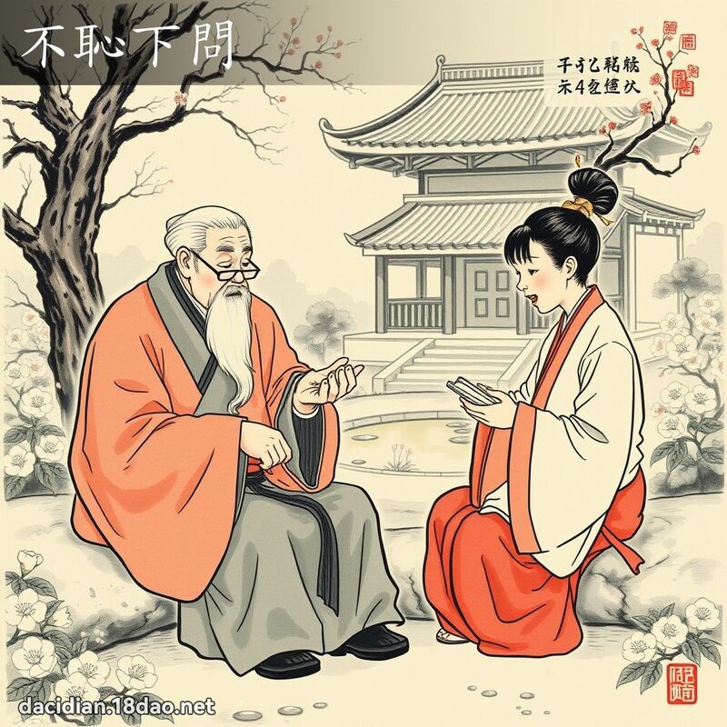 不耻下问 - 国语大辞典配图