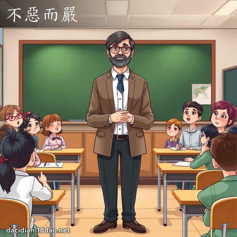 不恶而严 - 国语大辞典配图