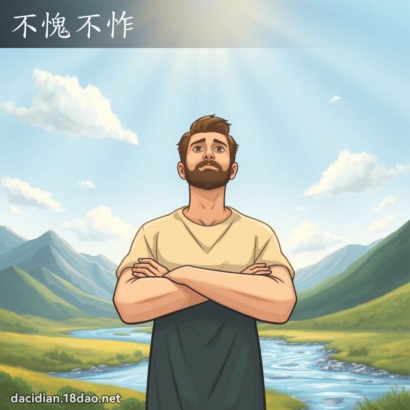 不愧不怍 - 國語大辭典配圖