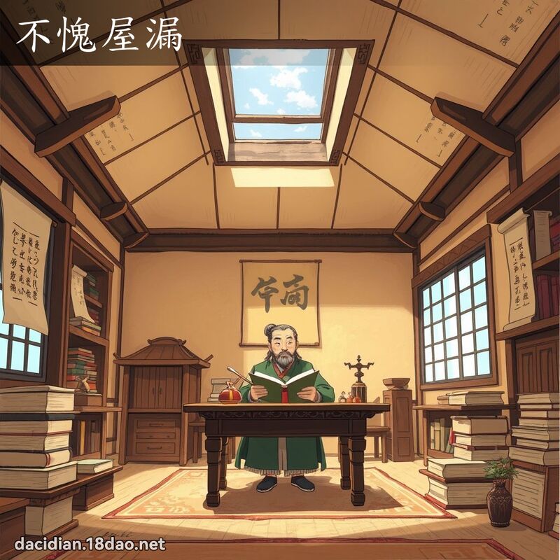 不愧屋漏 - 国语大辞典配图