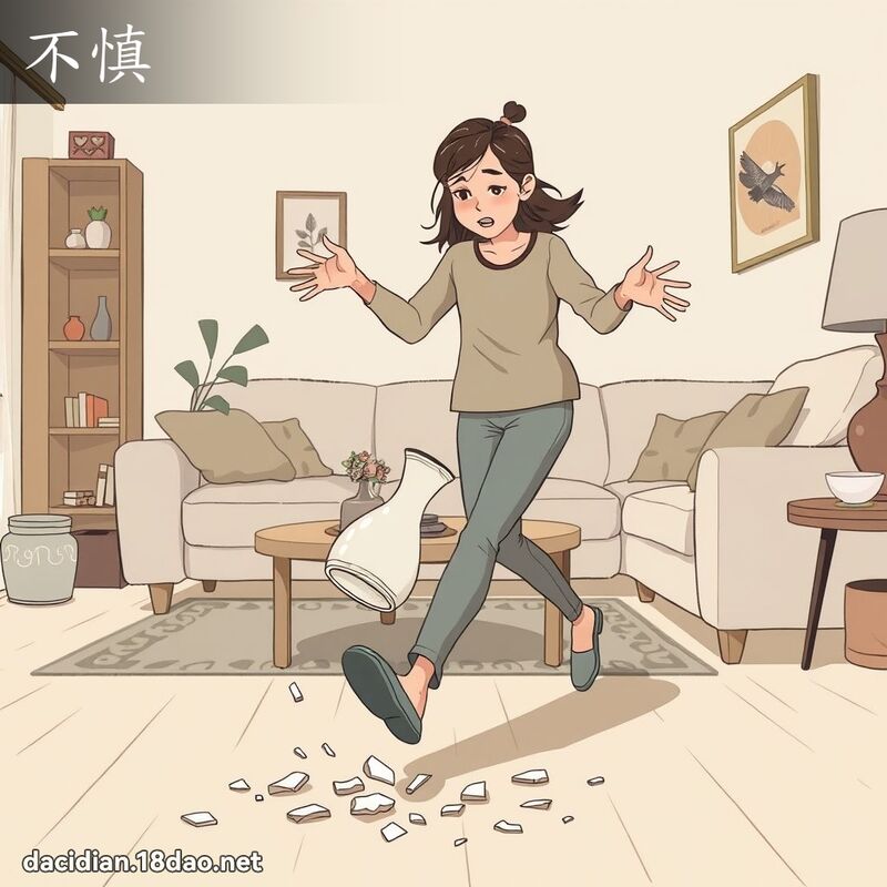 不慎 - 國語大辭典配圖