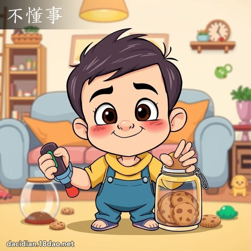 不懂事 - 國語大辭典配圖