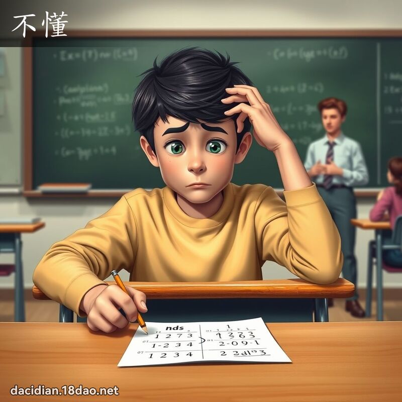 不懂 - 國語大辭典配圖