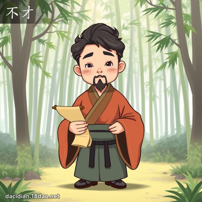 不才 - 國語大辭典配圖