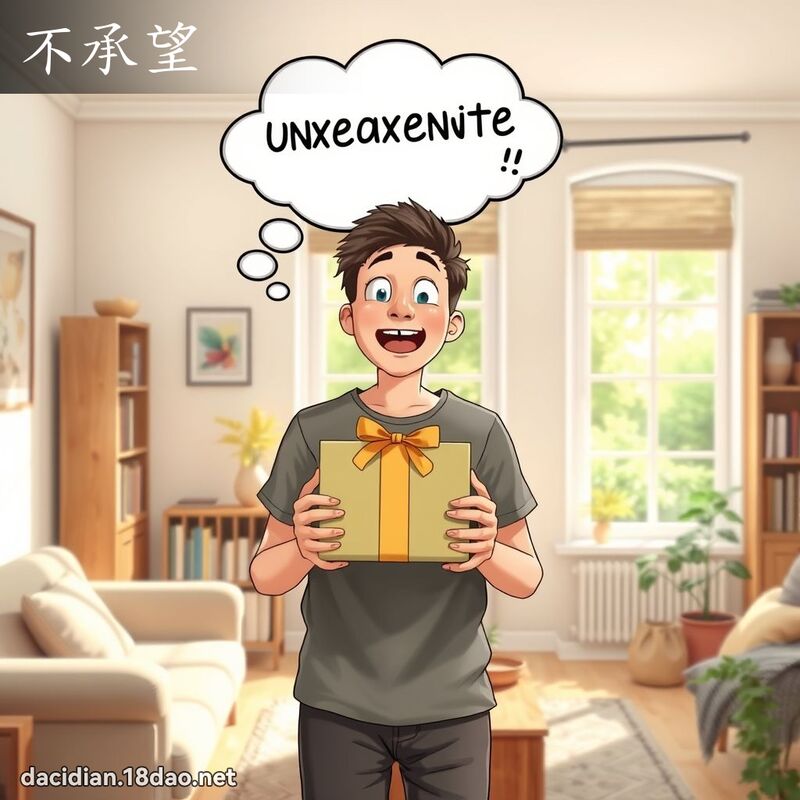 不承望 - 国语大辞典配图