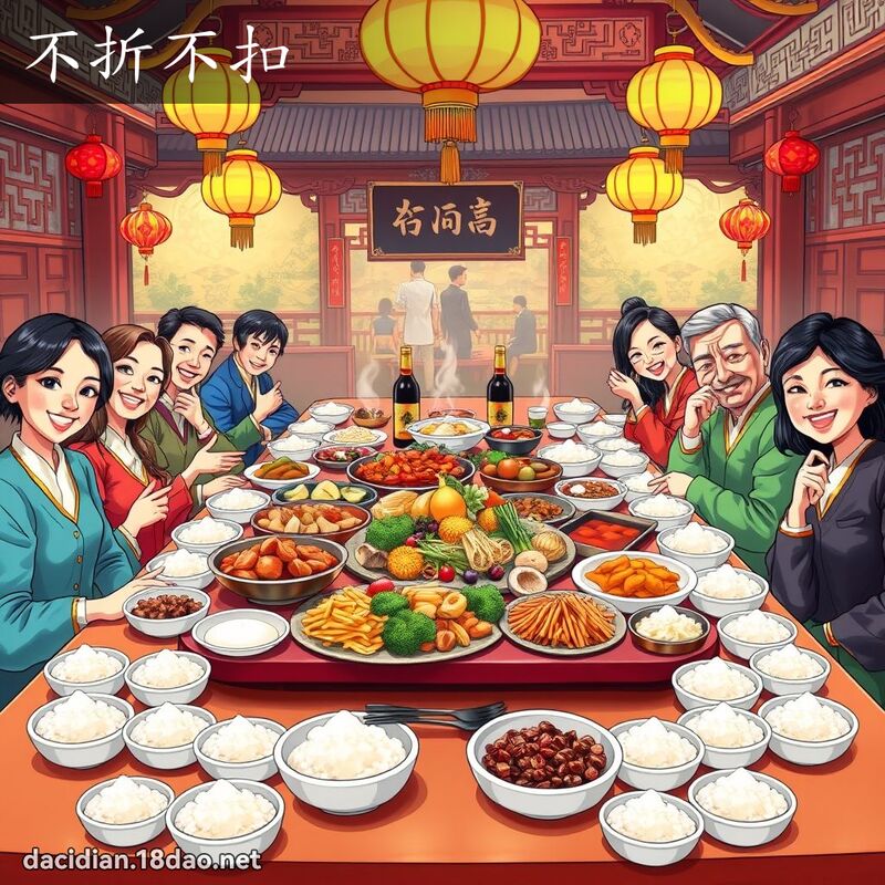 不折不扣 - 国语大辞典配图