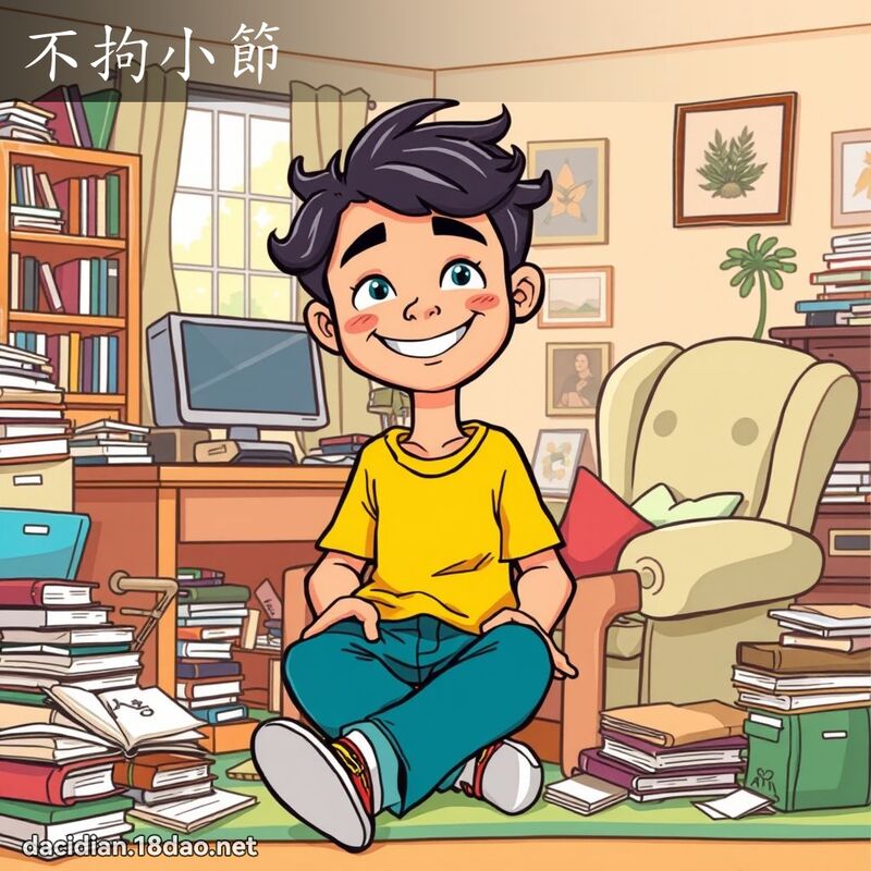 不拘小节 - 国语大辞典配图