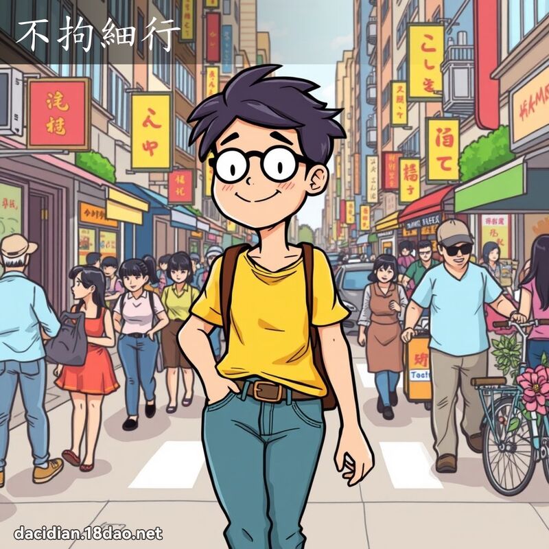 不拘細行 - 國語大辭典配圖