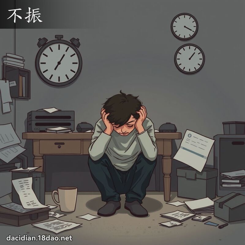 不振 - 国语大辞典配图