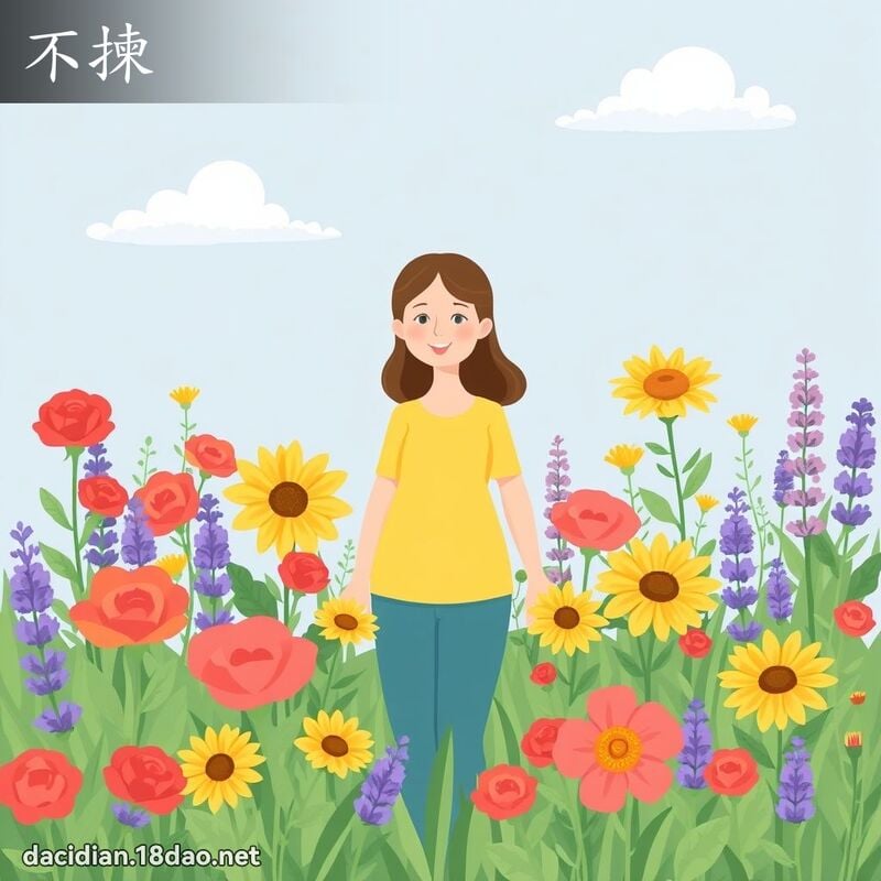 不拣 - 国语大辞典配图