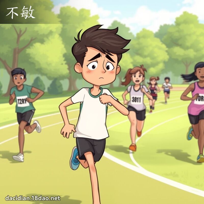 不敏 - 國語大辭典配圖