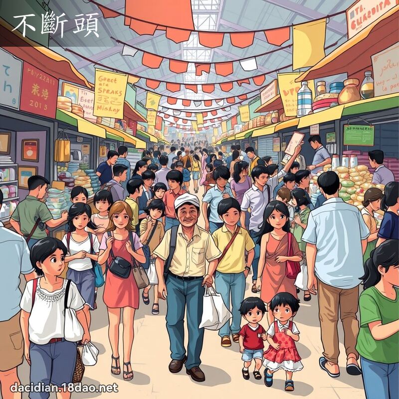 不斷頭 - 國語大辭典配圖