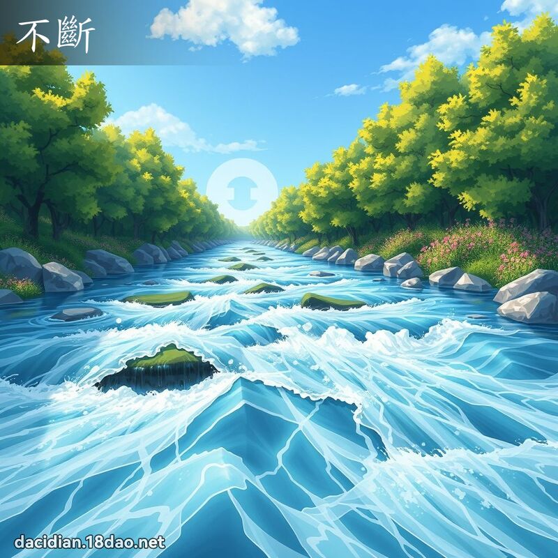 不断 - 国语大辞典配图