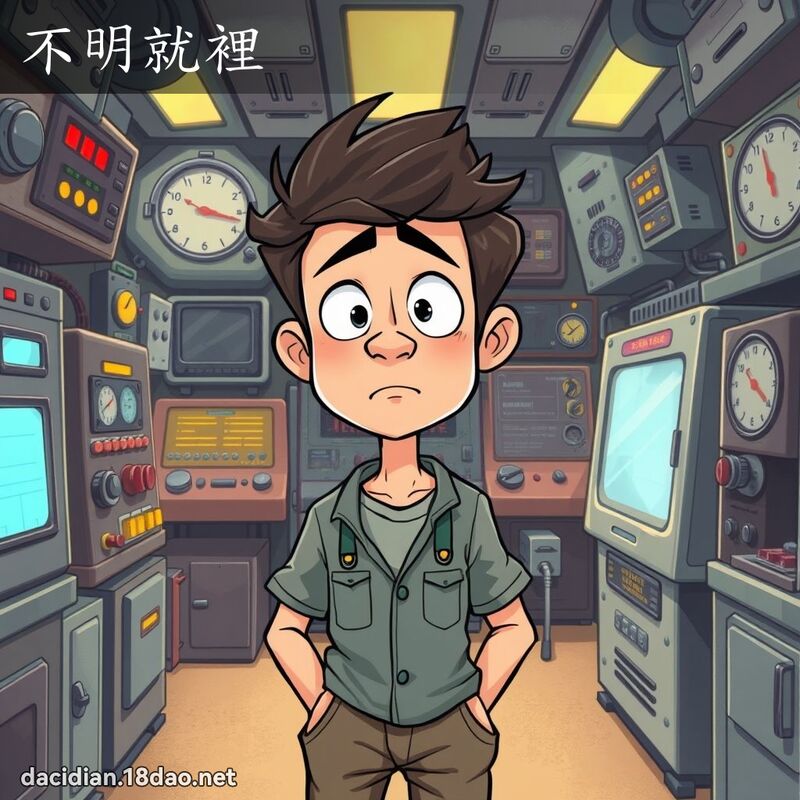 不明就里 - 国语大辞典配图