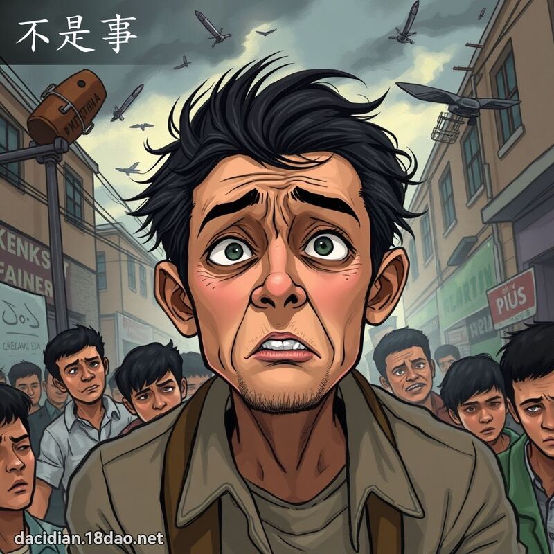 不是事 - 國語大辭典配圖