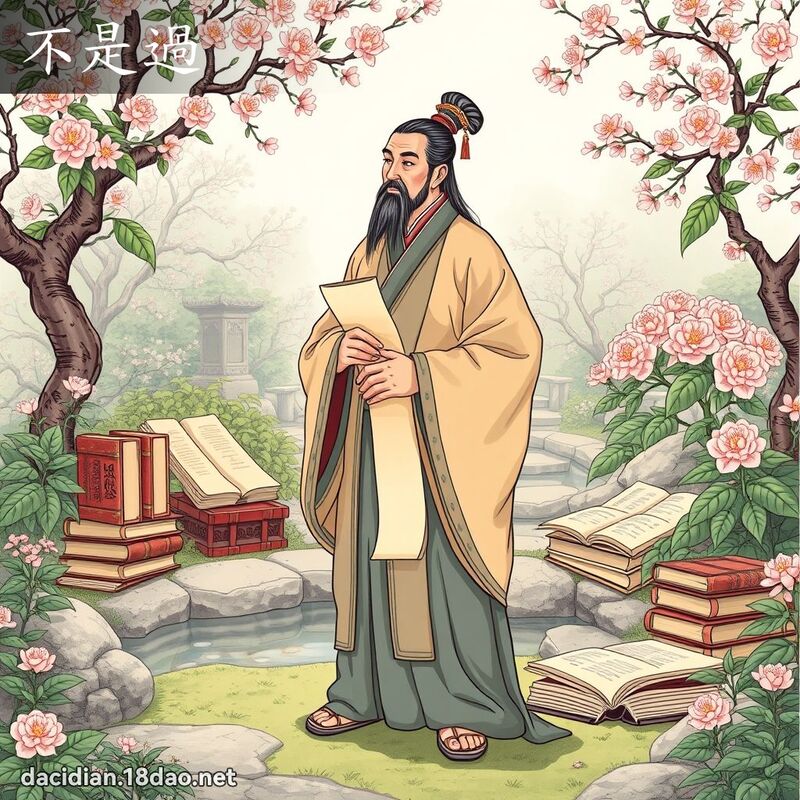 不是過 - 國語大辭典配圖