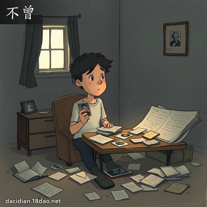 不曾 - 國語大辭典配圖