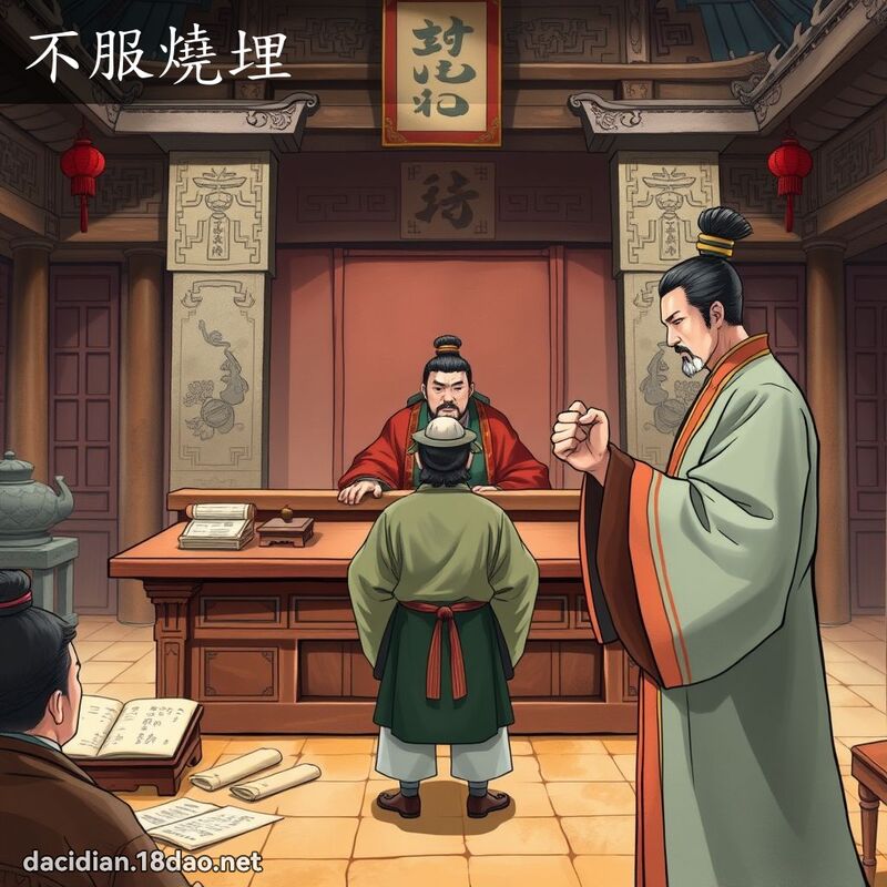 不服燒埋 - 國語大辭典配圖