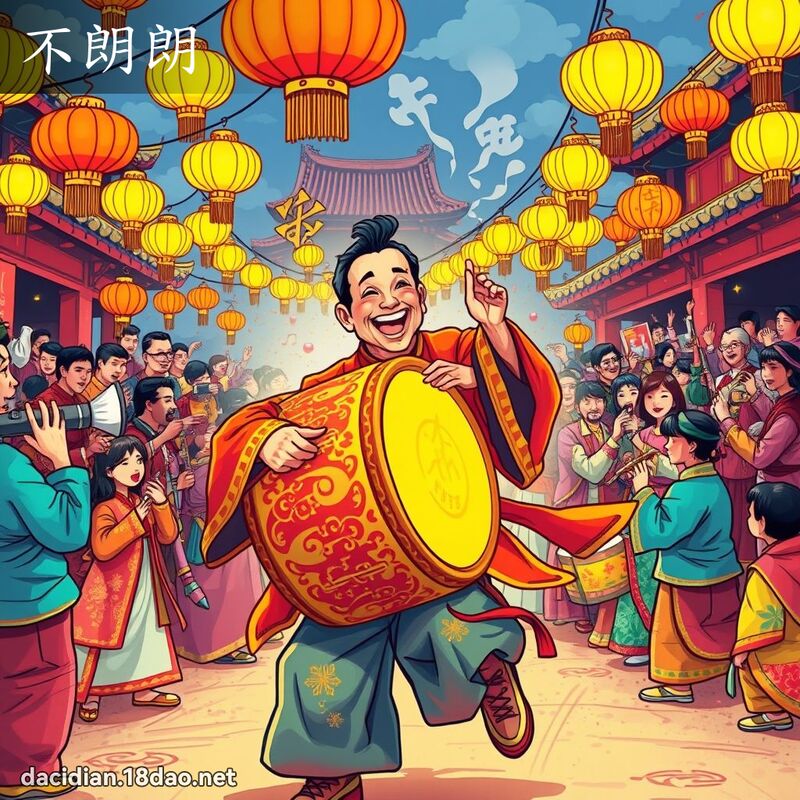 不朗朗 - 國語大辭典配圖
