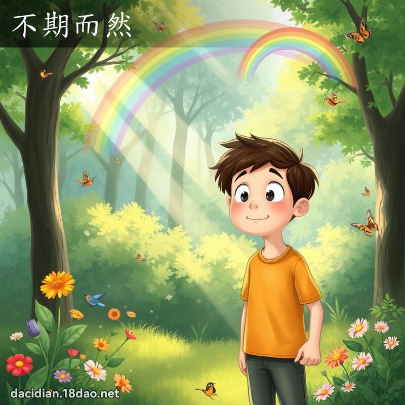 不期而然 - 國語大辭典配圖