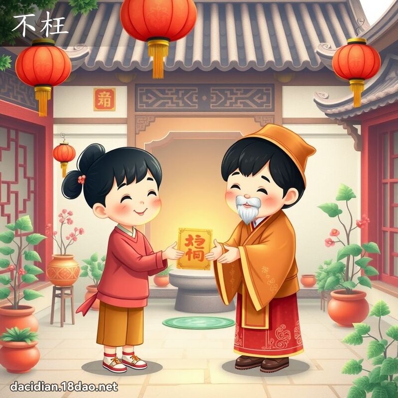 不枉 - 国语大辞典配图
