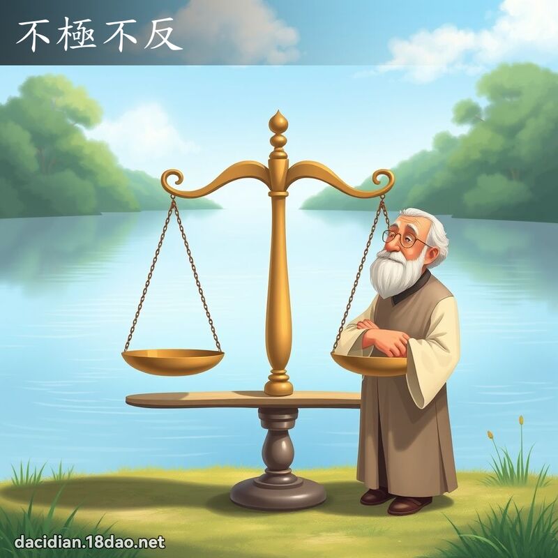 不极不反 - 国语大辞典配图