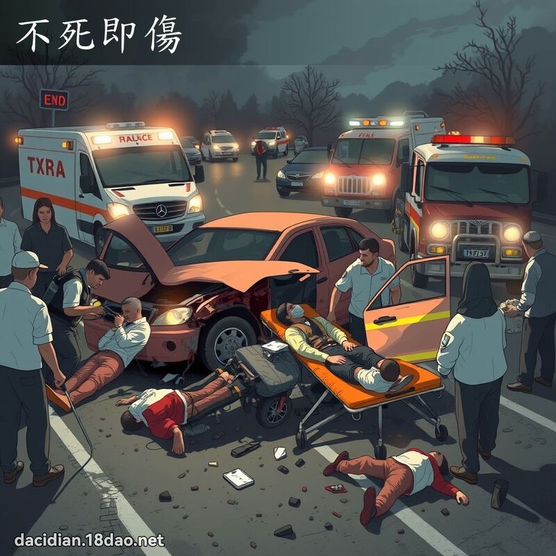 不死即伤 - 国语大辞典配图